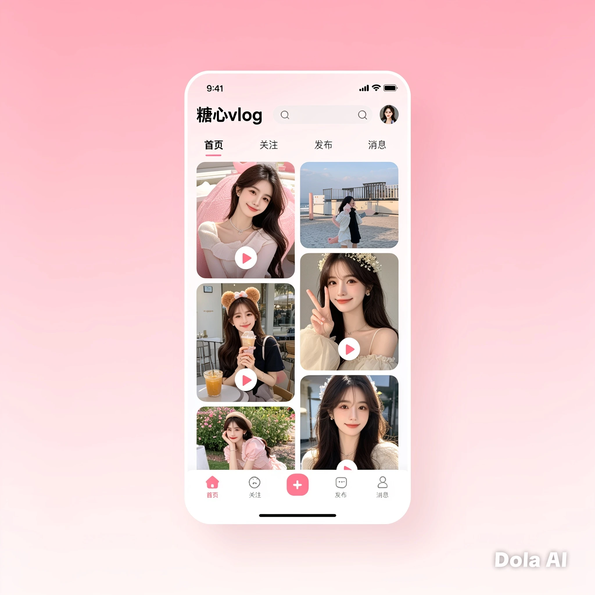 糖心Vlog APP移动端浏览界面